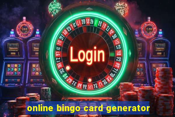 online bingo card generator